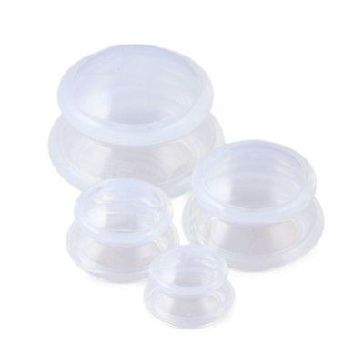 Clear silicone cups