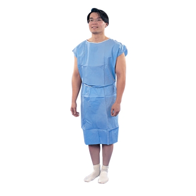 Disposable patient exam gowns